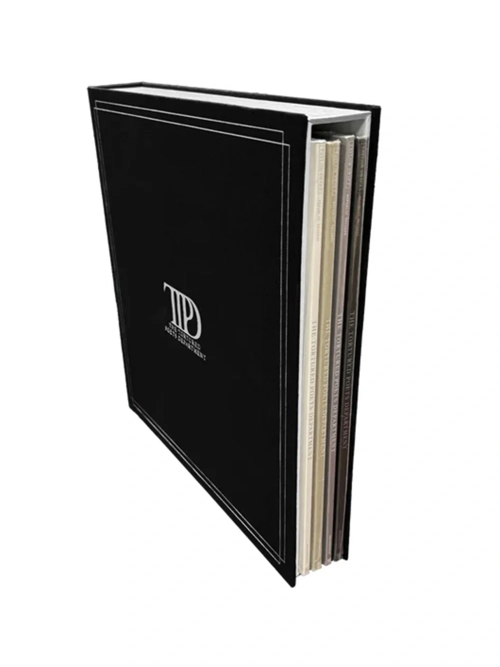 Vinyl record casee The Tortured Poets Department Black Box Set